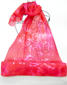 Silk Scarf Celtic Scarlet Surprise