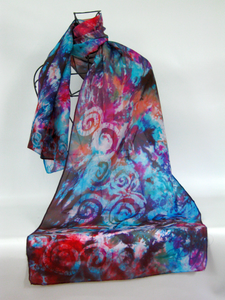 Silk Scarf Summer Tapestry