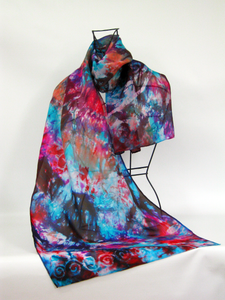 Silk Scarf Summer Tapestry