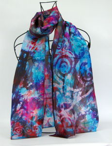 Silk Scarf Summer Tapestry