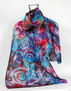 Silk Scarf Summer Tapestry