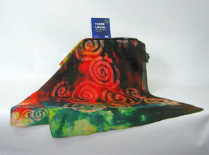 Silk Scarf Celtic Sunset Forrest