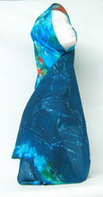 Load image into Gallery viewer, Silk Habotai Scarf The Dark Green kingfisher
