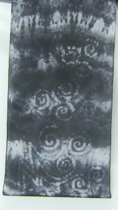 Silk Scarf Hand Painted Dark Celtic