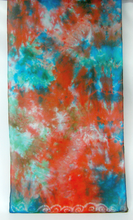 Load image into Gallery viewer, Silk Scarf Light WeightCeltic Autumnal Teal
