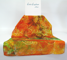 Load image into Gallery viewer, Silk ScarfLight weight Celtic Autumnal Tree of Life
