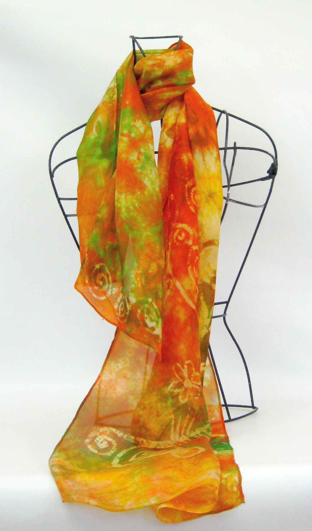 Silk ScarfLight weight Celtic Autumnal Tree of Life