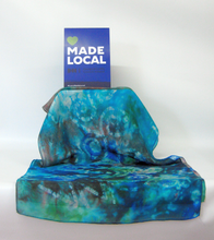 Load image into Gallery viewer, Silk Scarf Light Weight Celtic Earth Ocean
