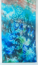 Load image into Gallery viewer, Silk Scarf Light Weight Celtic Earth Ocean
