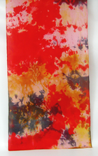 Load image into Gallery viewer, Silk Habotai Scarf The Autumn Gold Finch
