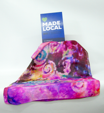 Load image into Gallery viewer, Silk Scarf Light Weight Celtic Lilac Sun Cloud
