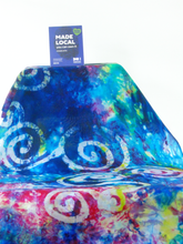 Load image into Gallery viewer, Silk Scarf Light Weight Habotai The Celtic Midnight Garden
