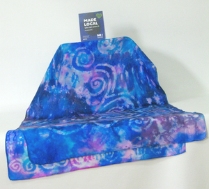Silk Scarf Light Weight Celtic Spring Blue