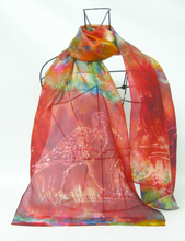 Load image into Gallery viewer, A Silk Scarf Light Weight Autumnal Curlew

