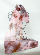 Load image into Gallery viewer, Silk Scarf Light Weight The Long Tail Tit
