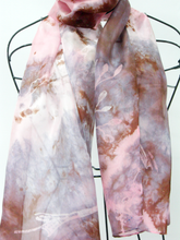 Load image into Gallery viewer, Silk Scarf Light Weight The Long Tail Tit
