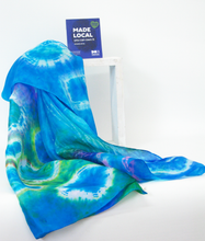 Load image into Gallery viewer, A Silk Scarf Light Weight The Turquoise Hare
