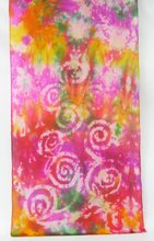 Load image into Gallery viewer, Silk Scarf Light Weight Celtic Pink Carnival
