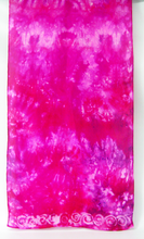 Load image into Gallery viewer, Silk Scarf Light Weight Vivid Pink Magenta Celtic
