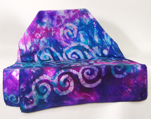 handgeschilderde zijden sjaal