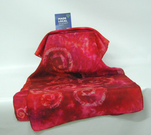 Load image into Gallery viewer, Silk Habotai Scarf Celtic Scarlet Rose
