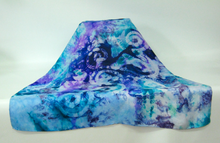 Load image into Gallery viewer, Silk Square Scarf Celtic Lilac Aqua
