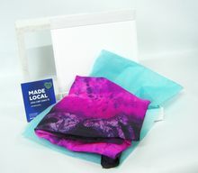 Load image into Gallery viewer, Silk Scarf The Children Of Lir in Pink and Purple
