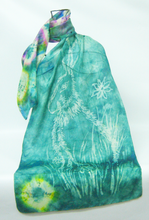 Load image into Gallery viewer, A Silk Scarf The Green Hare

