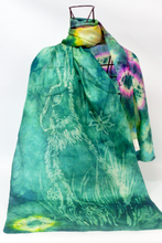 Load image into Gallery viewer, A Silk Scarf The Green Hare
