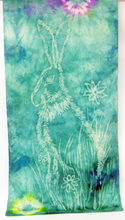 Load image into Gallery viewer, A Silk Scarf The Green Hare
