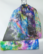 Load image into Gallery viewer, Silk Scarf The Lapwing Pastel Rainbow
