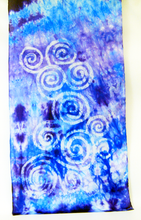 Load image into Gallery viewer, Silk Scarf The Lilac Blue Celtic
