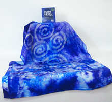 Load image into Gallery viewer, Silk Scarf The Lilac Blue Celtic

