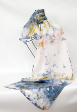 Load image into Gallery viewer, Silk Scarf The Long Tail Tit Grey
