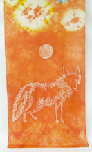 Load image into Gallery viewer, A Silk Scarf The Moonlight Orange Fox
