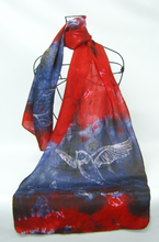 Load image into Gallery viewer, A Silk Scarf The Scarlet Swallow
