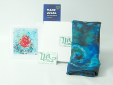 Load image into Gallery viewer, hand_painted_silk_scarf_kris_kindle_ideas_for_Christmas
