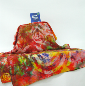 Silk Shawl Celtic Pumkin Carnival