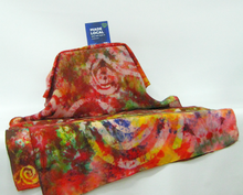 Load image into Gallery viewer, Silk Shawl Celtic Pumkin Carnival
