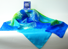 Load image into Gallery viewer, Silk Square Scarf Large The Children of Lir
