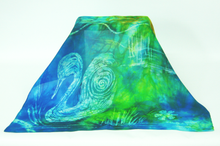 Load image into Gallery viewer, Silk Square Hand Painted The Swan near the Drumlins
