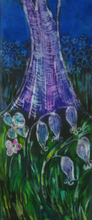 Load image into Gallery viewer, Silk Wall Hanging The Sunshine Tree of LIfe
