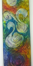 Load image into Gallery viewer, Silk Wall Hanging The Children of Lir Rustic
