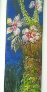 Silk Wall Hanging The Apple Blossom Tree