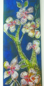 Silk Wall Hanging The Apple Blossom Tree