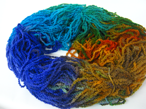 Hand Dyed wool Sea Earth 500g Hank or ball