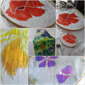 Silk Painting Work Shop Two days Friday 25th  7pm - 9pm and Saturday 26th August 10am - 1am