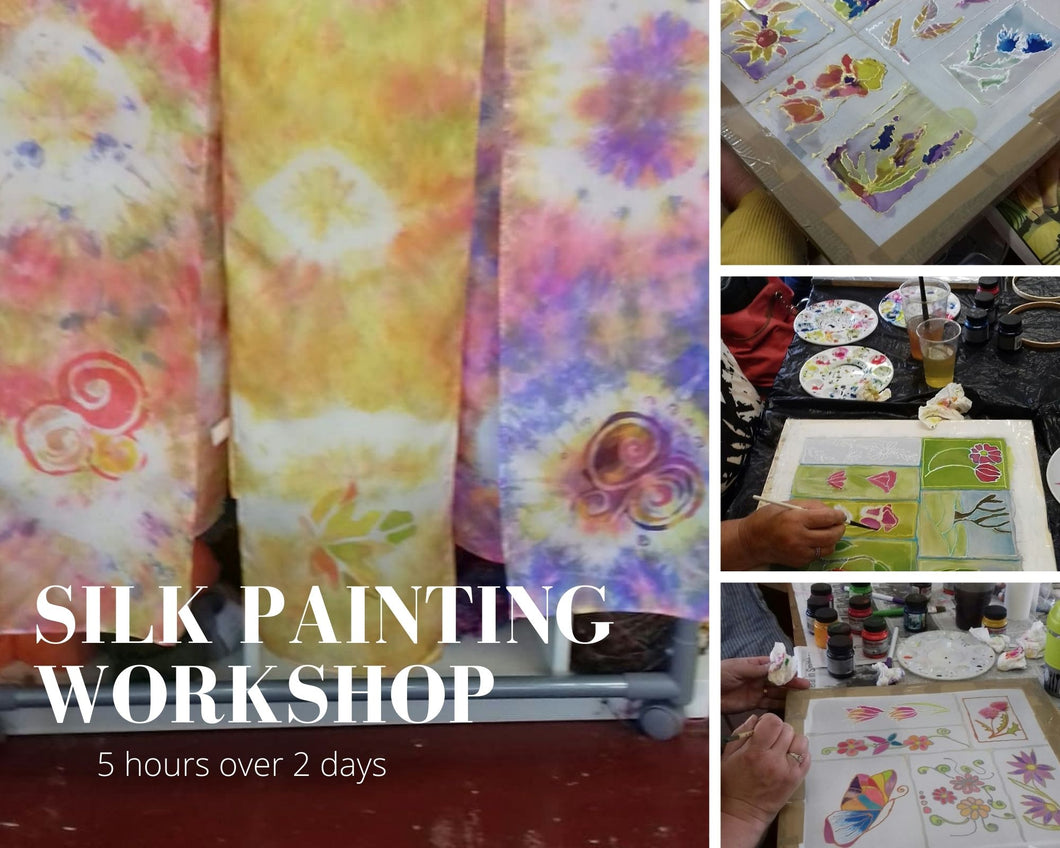 Silk Painting Work Shop  5 hours over  Two days Gift Voucher