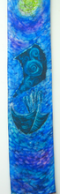 Load image into Gallery viewer, Silk Wall Hanging The Voyage in Voilet and Blue
