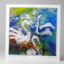 Load image into Gallery viewer, Hand Made Card The Children of Lir Earth
